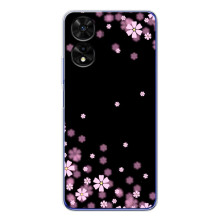 Чехол для <td>ТКЛ 505 </td> - с принтом (Дизайнерские) (AlphaPrint) (Цветочки маленькие)