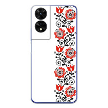 Чохол для Патріота України TCL 505 - (AlphaPrint) (Яскрава вишиванка)