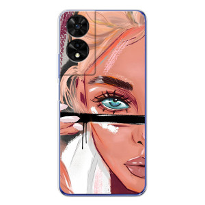 Чохол з друком для TCL 505 - (Мода) (AlphaPrint)
