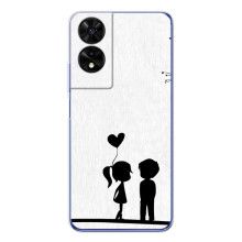 Чехол на 14 Февраля для TCL 505 (Love story)