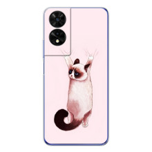 Чехол на <td>ТКЛ 505 </td> с Котами (VPrint) (Котик падает)