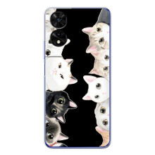 Чехол на <td>ТКЛ 505 </td> с Котами (VPrint) (Взгляд котов)