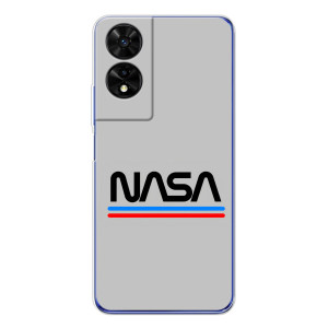 Силіконовый бампер з принтом "Наса" на TCL 505 – Наса