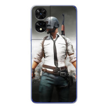 Силиконовый чехол с картинкой "Герой Pubg" на TCL 505 – Пабг