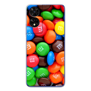 Чехол с изображением  вкусной еды для TCL 505 – Разноцветные M&M'S