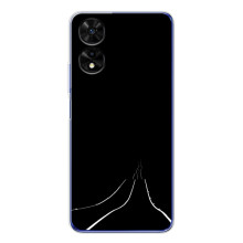 Чехол с картинками на черном фоне для TCL 505 – Дорога