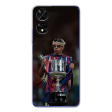 Чехол с футболистом Ламин Ямаль TCL 505 (Ямал с кубком)