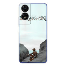 Чехол как приручить дракона на TCL 505 (Дракон лого)