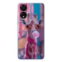 Чохол з принтом стильні тварини для ТКЛ 505 (Стильна жирафа)