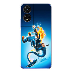 Чохол з принтом Фантастична четвірка для TCL 505