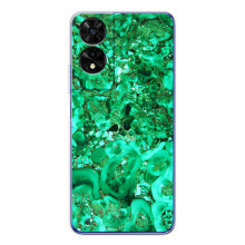 Мраморный чехол на TCL 505 (VPrint) – Салатный Мрамор