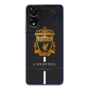 Силиконовые Чехлы принт Футбол на TCL 505 – Liverpool