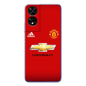 Силиконовые Чехлы принт Футбол на TCL 505 – Man United