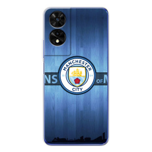Силиконовые Чехлы принт Футбол на TCL 505 – ManCity