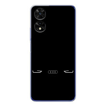 Силиконовый бампер с картинкой машины на TCL 505 (Силует Audi)