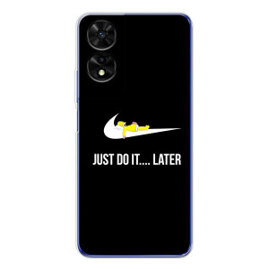 Силиконовый Чехол на TCL 505 с картинкой Nike (Later)