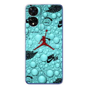 Силиконовый Чехол Nike Air Jordan на ТКЛ 505 – Джордан Найк