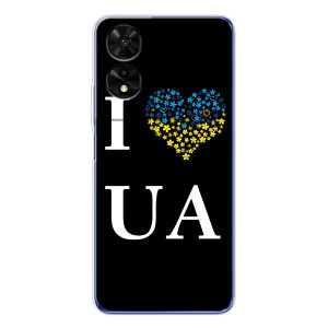Силиконовый Чехол на TCL 505 (Я-Украина) – I Love UA