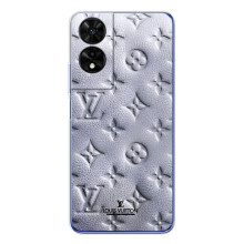 Текстурный Чехол Louis Vuitton для ТКЛ 505 (Белый ЛВ)