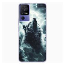 Чехол с картинкой «Хищники» для TCL 605