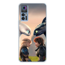 Чехол как приручить дракона на TCL K23 5G – Гикавка и Астрид
