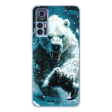 Чехол с картинкой «Хищники» для TCL K23 (Медведь)