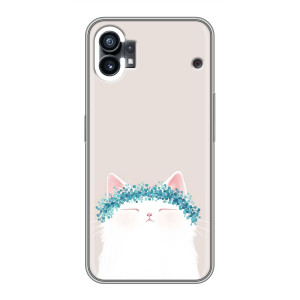 Чохол на тематику: Коти для TCL NxtPaper 70 Pro – Білий котик