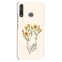 Чехлы для любимой на Техно Камон 12 Ейр (VPrint) (Руки любви)