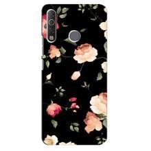 Чохли з квітами для TECNO Camon 12 Air CC6 (VPrint) (Трояндочки)