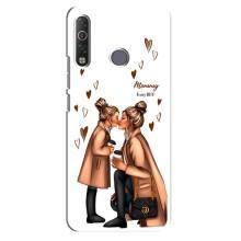 Чехол с печатью для TECNO Camon 12 Air CC6 - (Мама с ребенком) (AlphaPrint) (Дочка и мама)