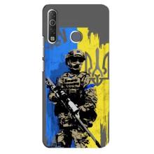 Чехлы с картинкой ЗСУ для TECNO Camon 12 Air CC6 (AlphaPrint) (АРТ солдат)