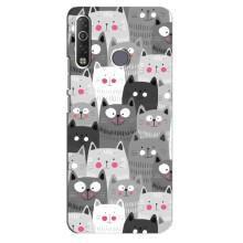 Чохли з Котиками для TECNO Camon 12 Air CC6 (VPrint) (Мальовані котики)