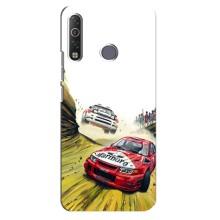 Чехлы с Машинами на Техно Камон 12 Ейр (VPrint) (Гоночные Тачки)