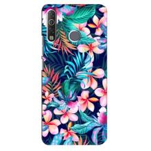 Чохол для ТЕКНО Кам0н 12 Аір СС6 - з принтом (Дизайнерські) (AlphaPrint) (Мальовничі квіти)