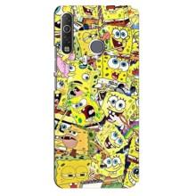 Чехол Губка Боб для Техно Камон 12 Ейр – Эмоции Спанч Боба