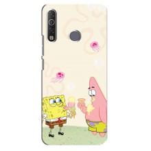 Чехол Губка Боб для Техно Камон 12 Ейр – Патрик и Боб