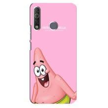 Чехол Губка Боб для Техно Камон 12 Ейр – Персонаж Патрик