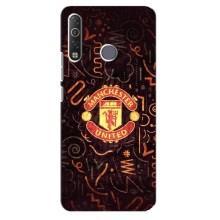 Чехол Манчестер Юнайтед для Техно Камон 12 Ейр (AlphaPrint) (эмблема МЮ)
