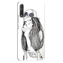 Чехол с печатью для TECNO Camon 12 Air CC6 - (Мода) (AlphaPrint) (Фото девочки)