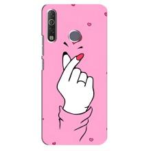 Чохол з принтом для TECNO Camon 12 Air CC6 (AlphaPrint - Знак сердечка)