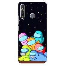 Чехол Амонг Ас для TECNO Camon 12 Air CC6 (AlphaPrint) (Скины в космосе)