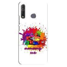Чехол Амонг Ас для TECNO Camon 12 Air CC6 (AlphaPrint) (Яркий АмонгАс)