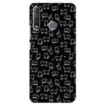 Чохол з принтом для TECNO Camon 12 Air CC6 (AlphaPrint) Модні коти (Маленькі котики)