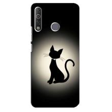 Чохол з принтом для TECNO Camon 12 Air CC6 (AlphaPrint) Модні коти (Силует котика)