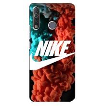 Чехол для TECNO Camon 12 Air CC6 - с принтом Найк (AlphaPrint) (Дымчатый найк)