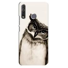 Чехол с птицами на TECNO Camon 12 Air CC6 (VPrint) (Сова)