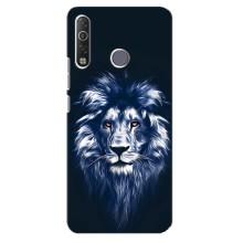 Чехол со Львом для TECNO Camon 12 Air CC6 (VPrint) (Синий Лев)