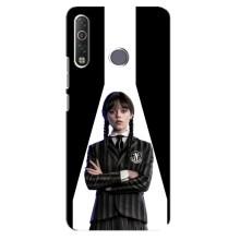 Чехлы Венсдей на TECNO Camon 12 Air CC6 Уэнсдей (AlphaPrint) (W-Wednesday)