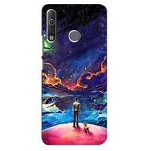 Космические Чехлы для Техно Камон 12 Ейр (VPrint) (Галактический вид)