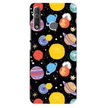 Космические Чехлы для Техно Камон 12 Ейр (VPrint) (Рисованные планеты)